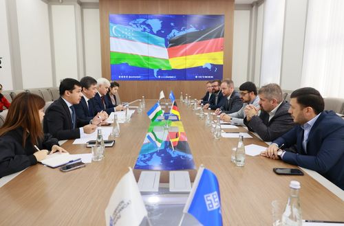 A meeting was held with representatives of German business circles